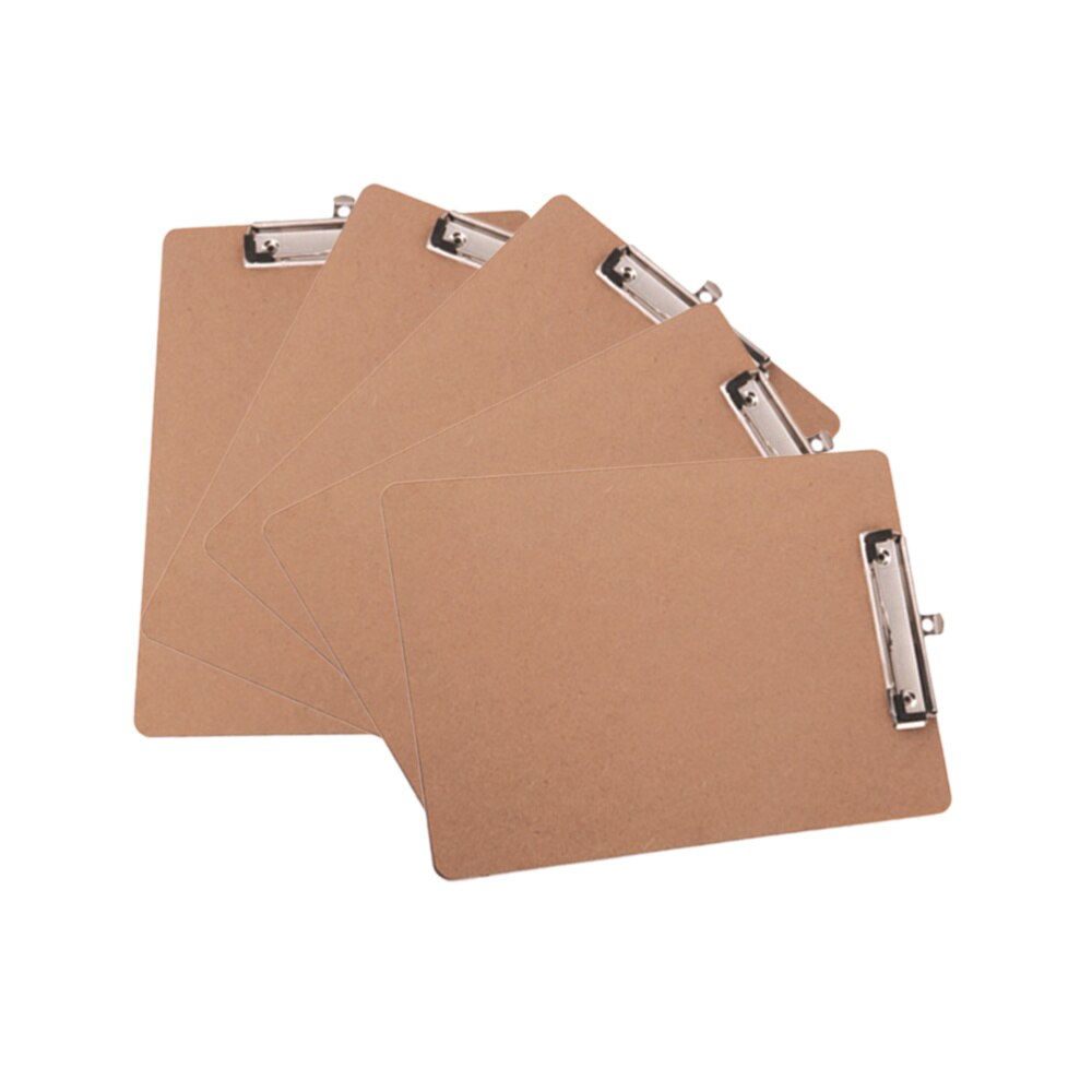 10Pcs Paper Holder Durable A4 Size Plastic Practical Memo Folder Paper Holder Profile Clipboard for School Office Classroom