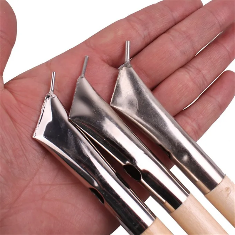 3Pcs Batik Tool Carve Kunstwerk Verf Pen Sculptuur Mes Craft Art Clay Sculpte Aardewerk Wax Gereedschap