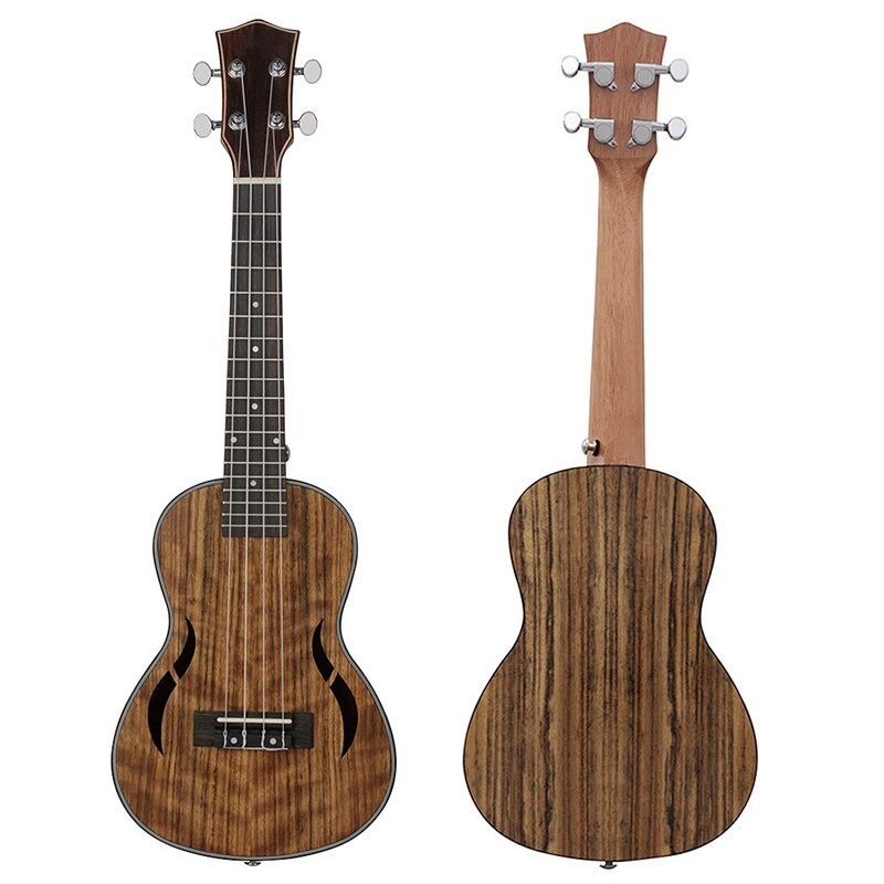 26 Inch Ukulele Walnut Wood Tenor Ukulele 18 Fret Acoustic Guitar Ukelele Mahogany Fingerboard Neck Hawaii 4 String Guitarra