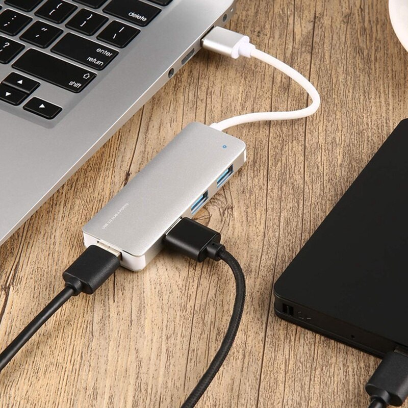 4 porte USB 3.0 divisore estensore computer Portatile Del Telefono mobile Esterno del Cavo Multi centro USB per il PC Del computer