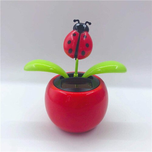 Funny Solar Powered Dancing Flower Swinging Toys Vibrant Automobile Dashboard Family Balcony Decoration For Friend: 3