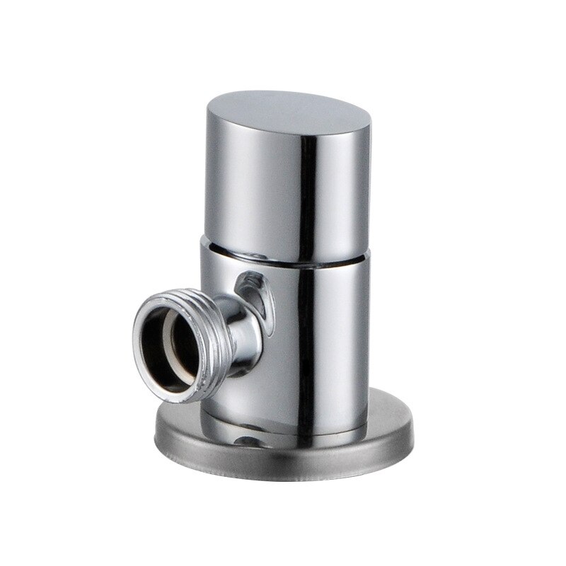 Good solid brass Water stop valve chrome bathroom toilet and cold water angle valve--