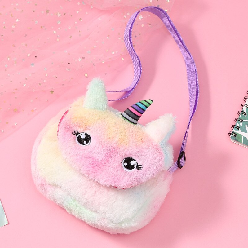 ¡Novedad de ! Riñonera bonita para mujer con de unicornio, riñonera para niños, riñonera de felpa para mujer, riñonera de viaje a la para teléfono, bolsa de pecho: C