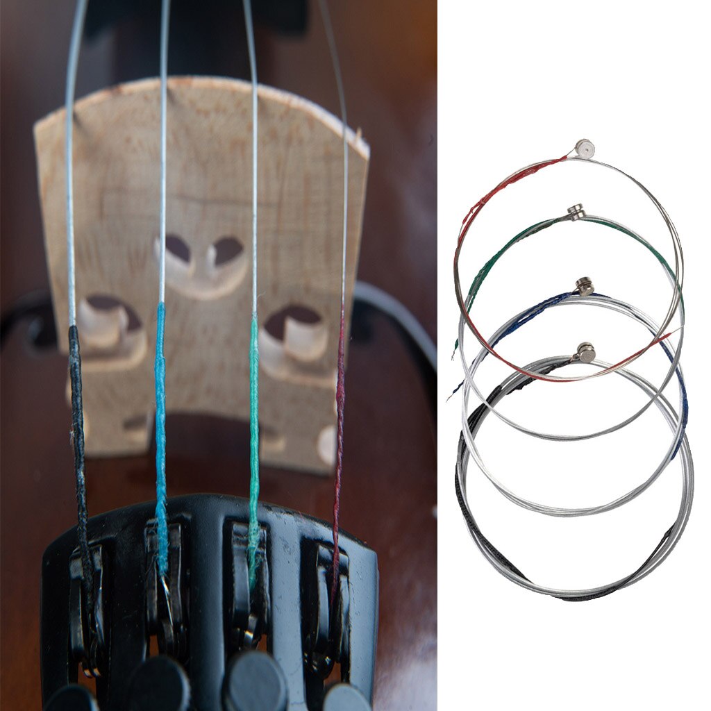 Full Set Violin Strings Size 4/4 3/4 1/2 1/4 1/8 Violin Clear