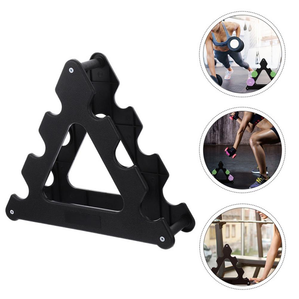 Support d'haltères à 3 niveaux pour trépied, support de rangement Compact et pratique en ABS pour équipement de Fitness et de gymnastique, accessoires