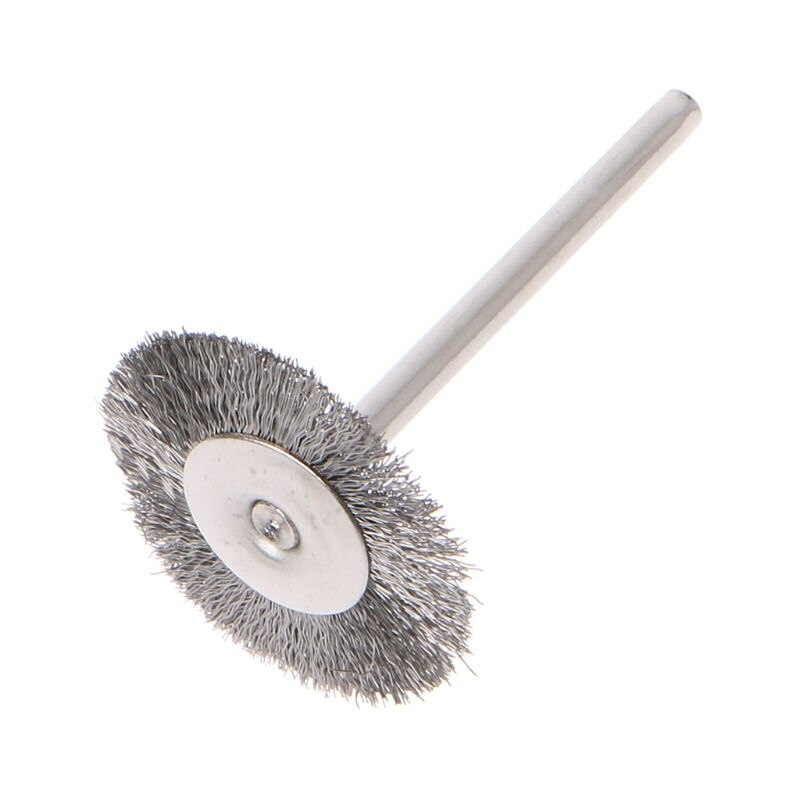 10Pcs 22mm Platinum Blade Stainless Steel Wire Wheel Brush Dremel Rotary Tool for Mini Drill Dremel Polishing Dremel