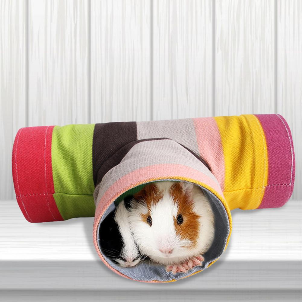 Pet Toy 2/3/4 Holes Lightweight Hamster Cage Portable Hamster Cage Practical 2/3/4 Holes Pet Tunnel