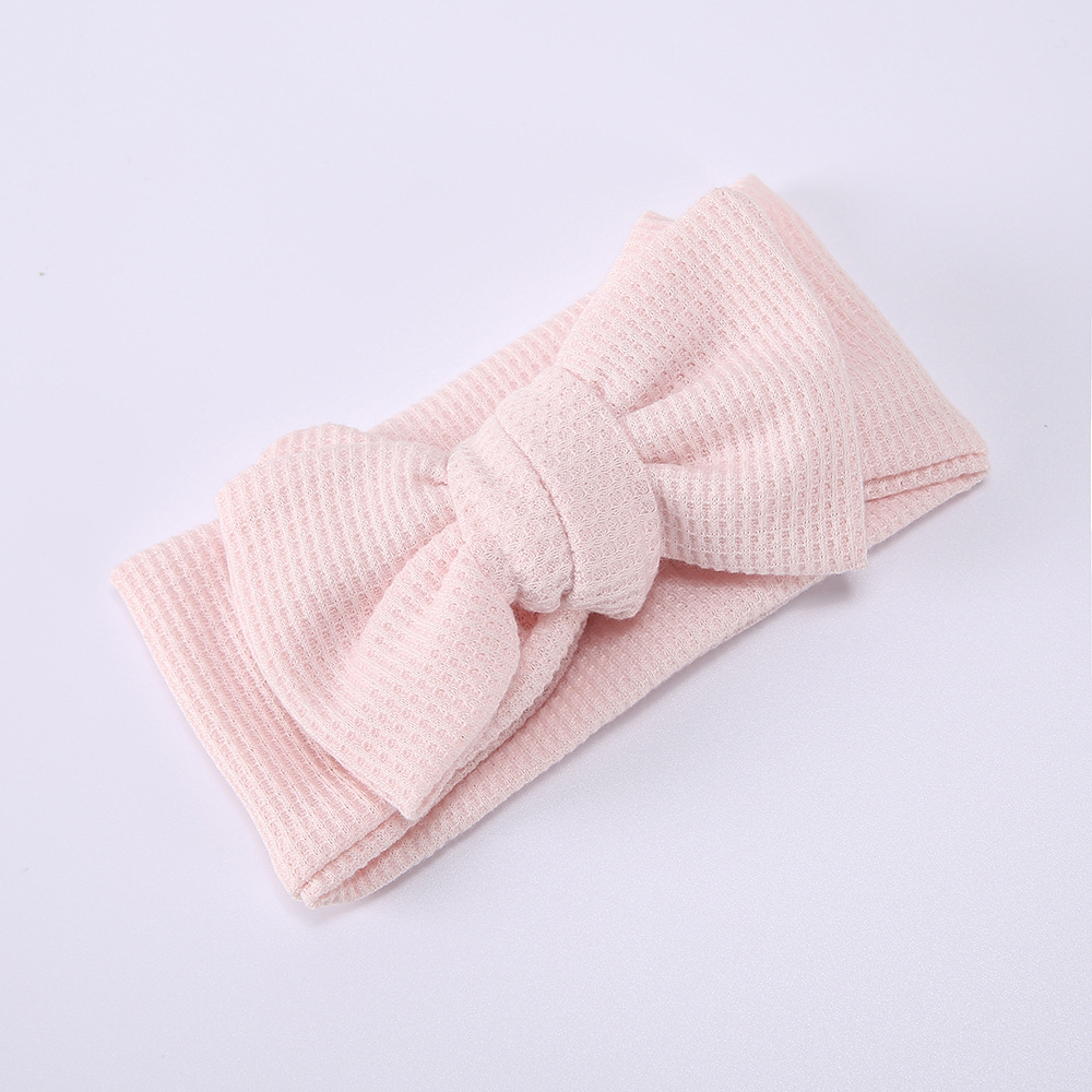 diadema bebe niña diadema niña lazos pelo niña bebe turbantes para bebes accesorios bebe diademas para bebe niña lazos pelo niña Diadema de bebé con lazo para niña,diademas para niña: 8 Pink