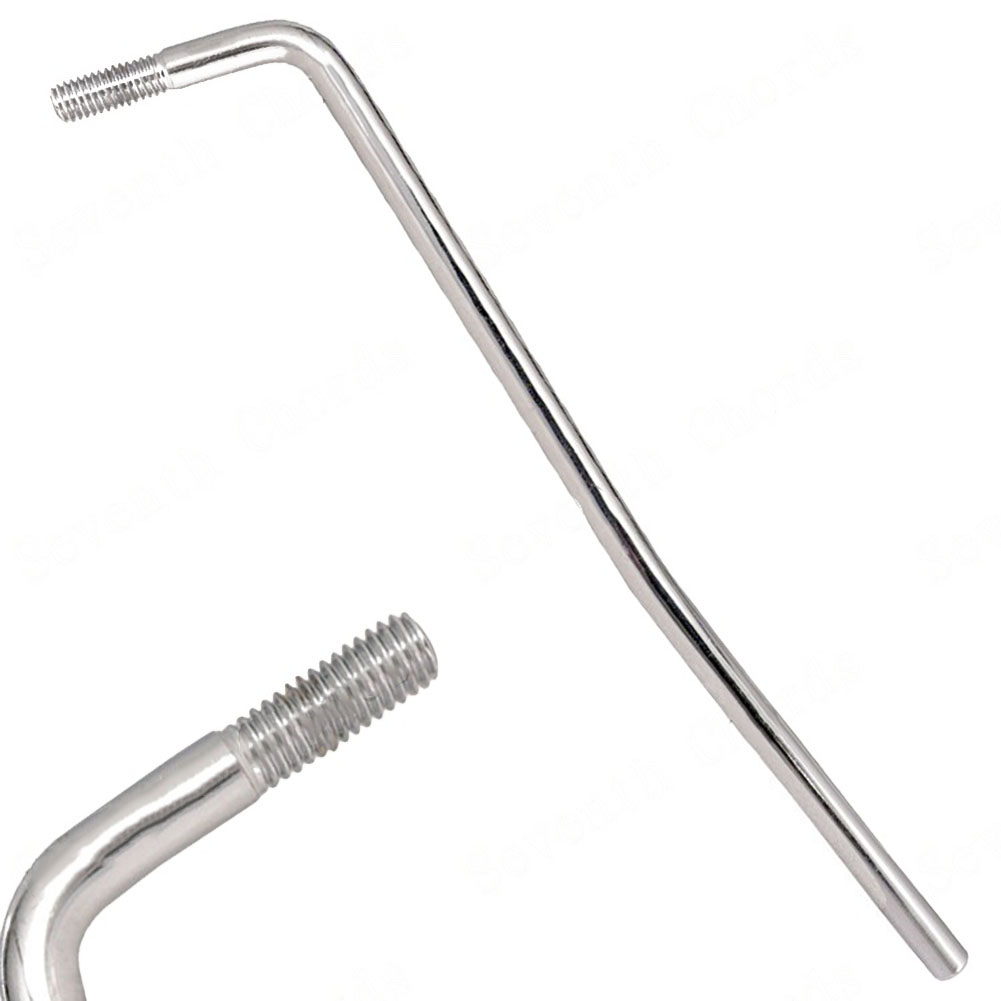 Wkręcane ramiona Tremolo Whammy Bar 6MM 3 kolory można wybrać akcesoria do instrumentów strunowych 17x4x2cm metal trwały praktyczny: Srebrny