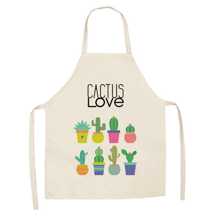 Nette Alpaka Frauen Männer Küche Schürzen Wasserdichte Kochen öl-nachweisen Baumwolle Leinen Antifouling Koch Schürze Reinigung 68*55cm 0008: 10