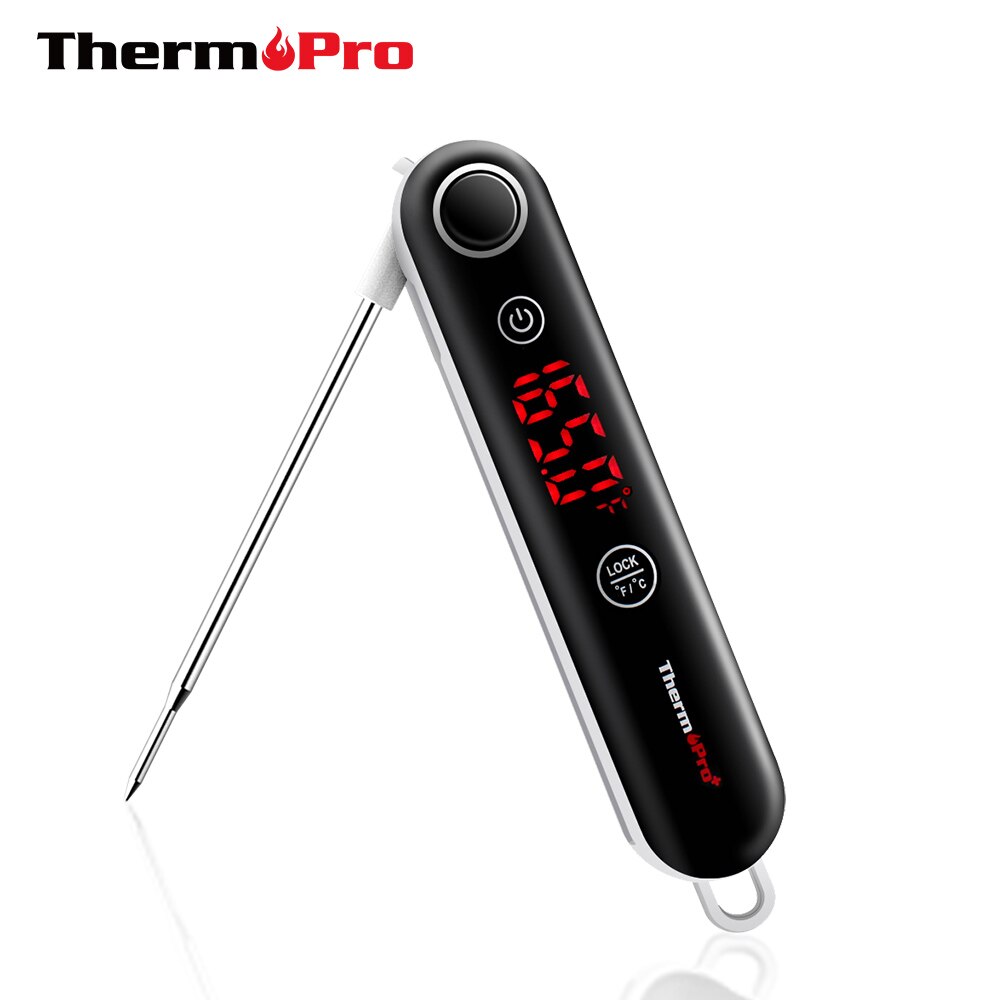 ThermoPro TP18 Ultral Fast Instant Read Food Cooking Meat BBQ Thermometer with Touchscreen
