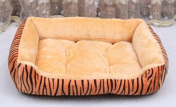 Plus koko koiran sänky patja paksuus lämmin lemmikkieläintalo pesä suurille koirille pieni koira bullterrieri mopsi talvi lemmikkituotteet: Tiikeriruskea / M 60 x 45 x 15cm