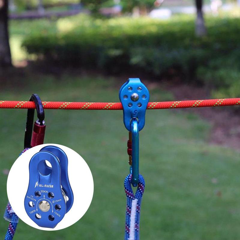 Mountaineering Rigging Equipment Pulley Climbing Rock Altitude Climbing High Pulley Rescue Pulley Mountaineering Cave N4E7