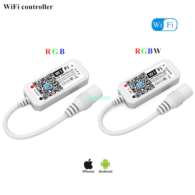 Magic Home WiFi télécommande sans fil variateur DC5V 12V 24V couleur unique RGB RGBW télécommande Alex Tuya contrôle pour bande LED