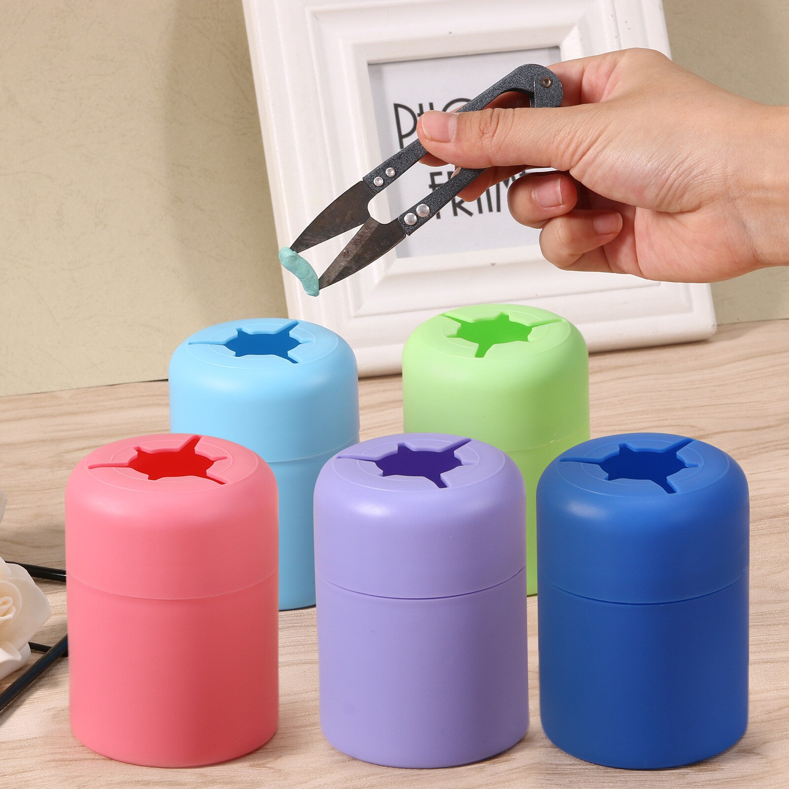 Colorato rottami di stoccaggio potere desktop rifiuti collettore mestiere diserbo attrezzo staffa kit di piccole dimensioni diserbo PP utensili strumenti di pulizia