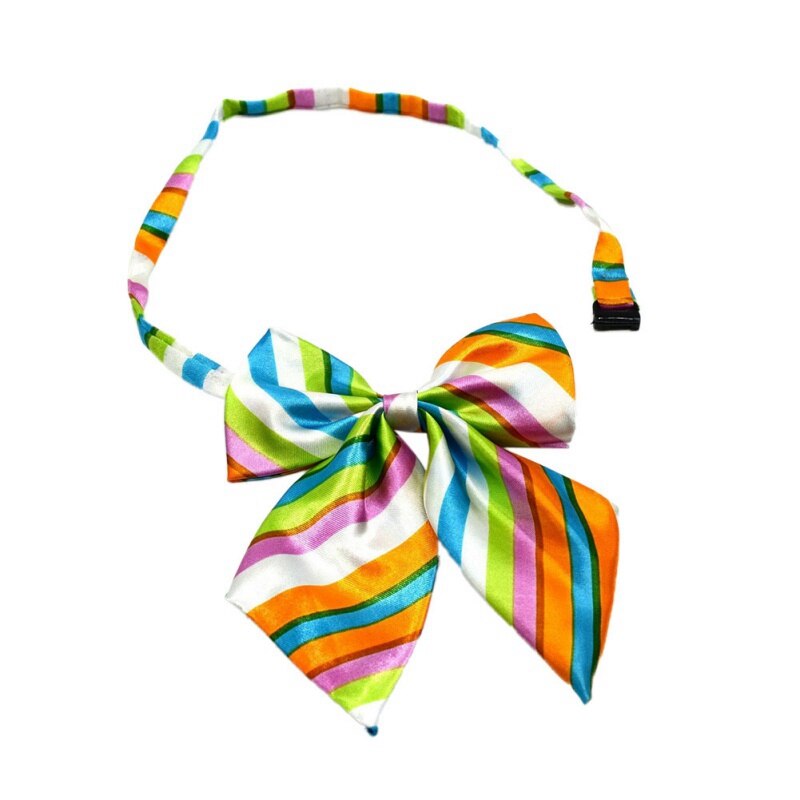 Children's Uniform Stripe Bow Tie Girls Butterfly Bowtie Clothing Accessories School Performance Dress Bow Tie 0-15Y