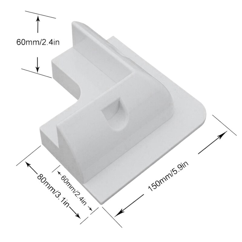 7 stk rv solcellepanel side hjørne kabel montering brakett sett for rv yacht tak