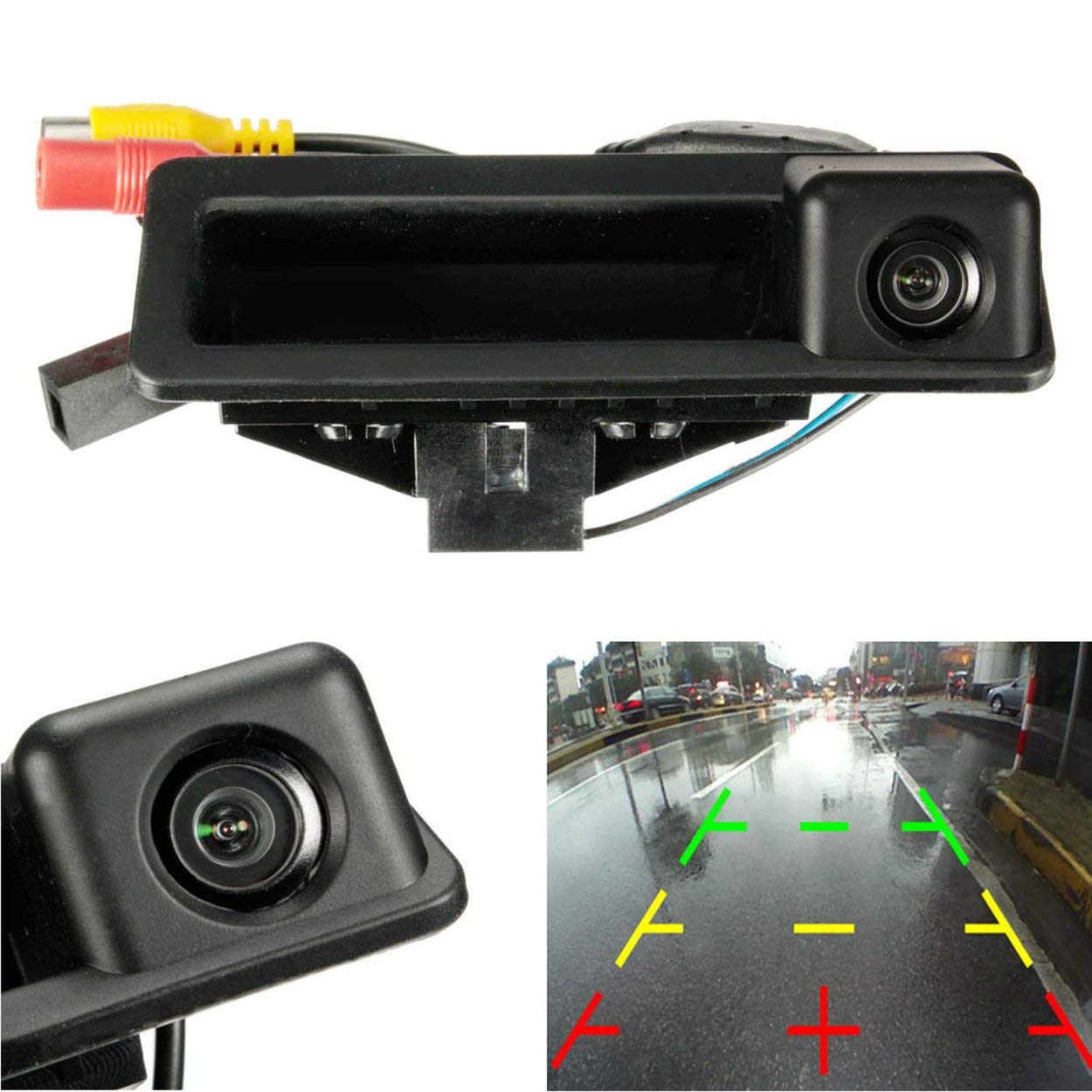 AL21-cámara trasera de marcha atrás para coche, para Bmw Serie 3/5, X5, X1, X6, E39, E46, E53, E82, E88, E84, E90, E91, E92, E93, E60, E61, E70, E71, E72