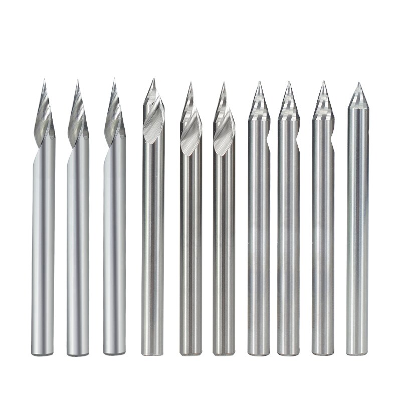 XCAN-mèche de gravure en carbure 3D, embout de fraise 20/30/3.175 degrés, 45/60, 0.1, 0.2mm, 0.3mm