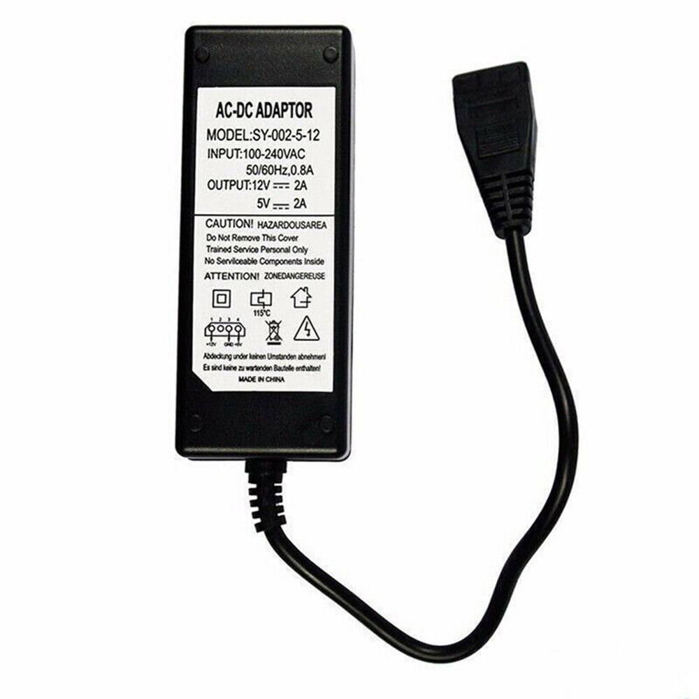 12V/5V 2A USB to IDE/SATA Power Supply Adapter Hard Drive/HDD/CD-ROM AC DC