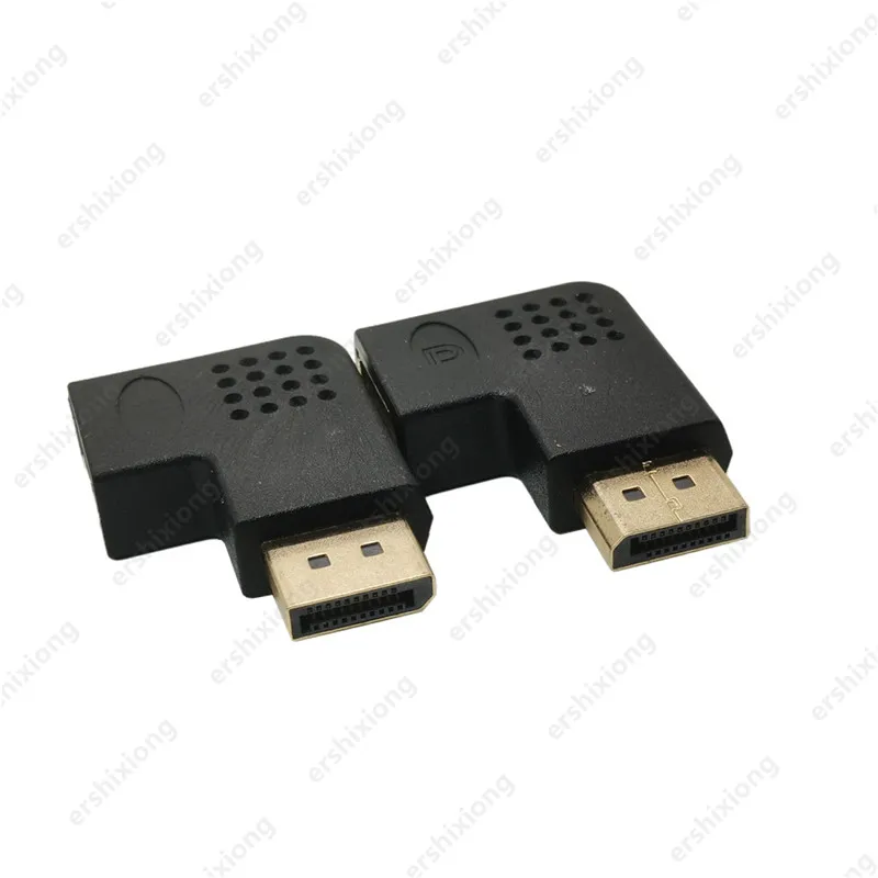 90 Graden Hoek Displayport 1.2 Converter Up Down Displayport Adapter Links Rechts Schuine Dp Adapter 4K/60Hz 2K/144Hz Passeren Door