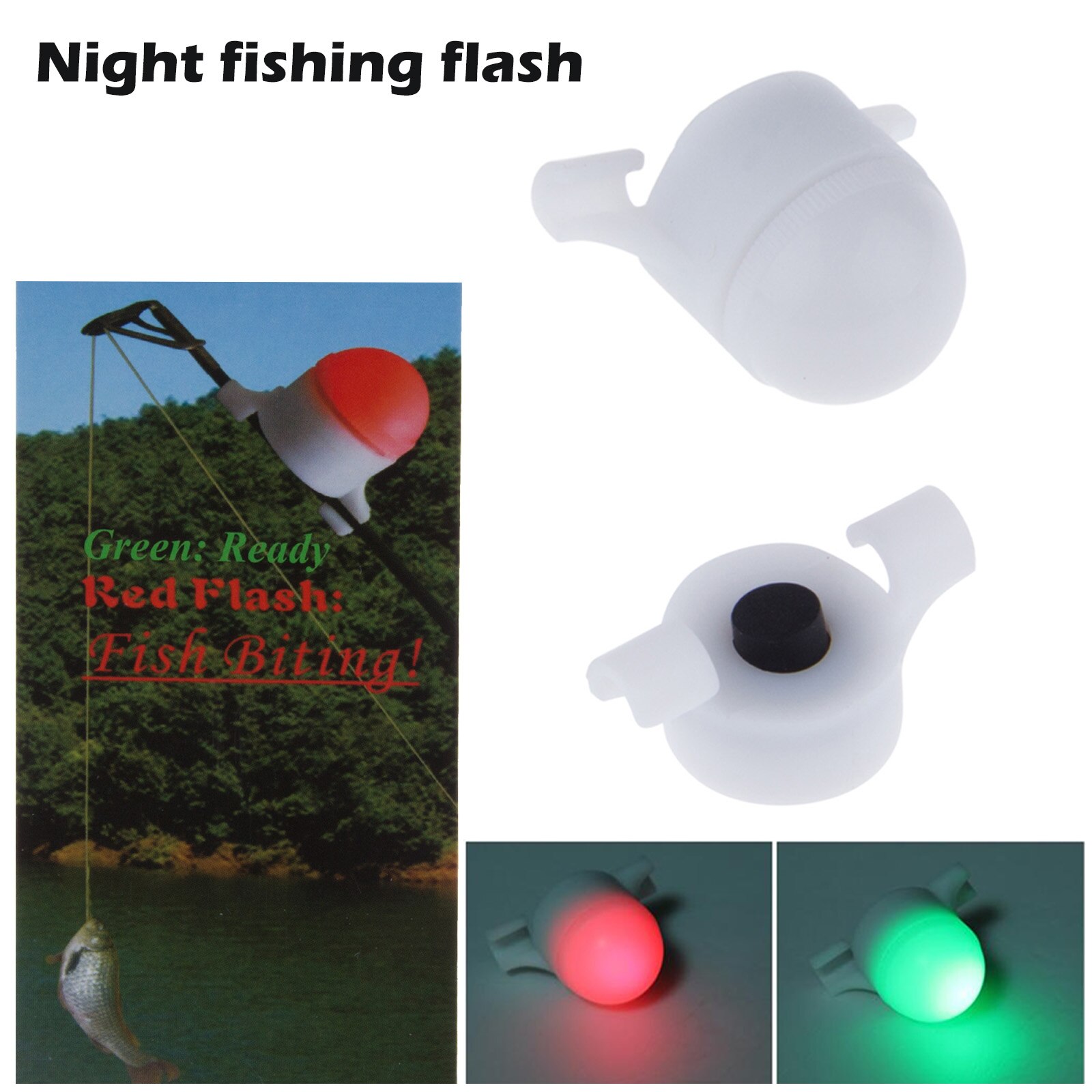 Electronic Bite Fishing Alarm Night Fishing Strike Alert LED Rod Tip Clip On Fish Bite Alarm Light Feeders For Feeder Fishingrod
