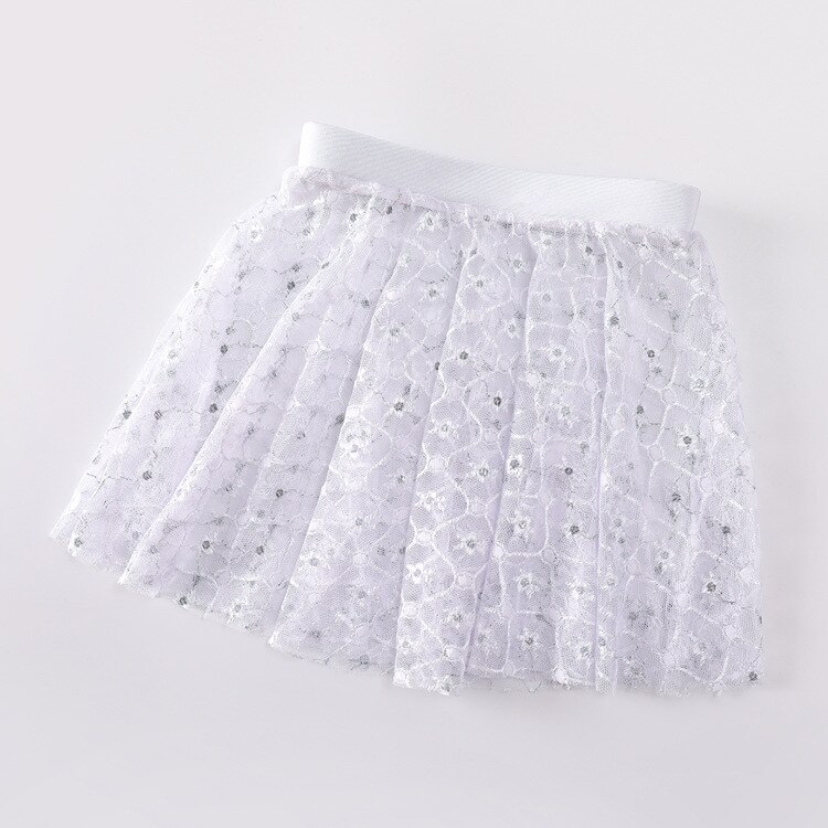 Girls Ballet Tutu Skirt Dance Chiffon Lace Basic Mini Pull-On Wrap Skirt with Waist Tie for Ballet Latin Dance Practice Clothing: HG2218-WHITE / S