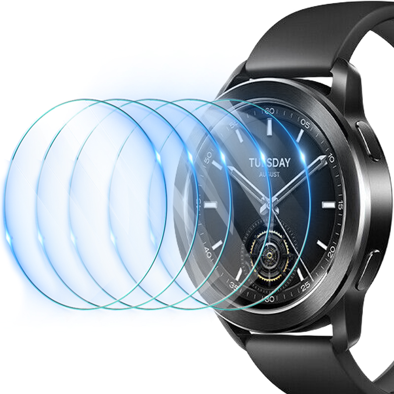 1-5Pcs Tempered Glass For Xiaomi Mi Watch S3 Screen Protector HD Clear Smartwatch Protective Film For Xiaomi Watch S3 Glass: 橄榄绿
