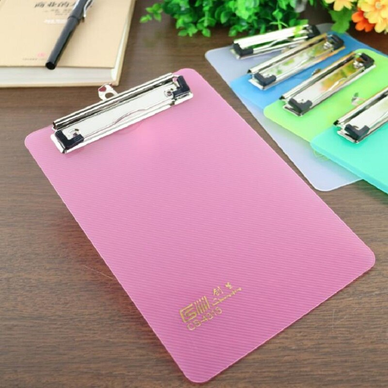 HKYSHP Cute Writing board clip Butterfly Writing Board Clip A5 Plastic Board clip School Office Supplies