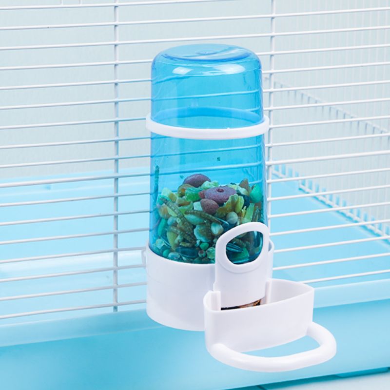 Automatic Hamster Dispenser Rabbit Bird Feeder Water Bottle Feeding Drinker Parrot Food Bowl Feeding Tool Small Pet Feeder C42