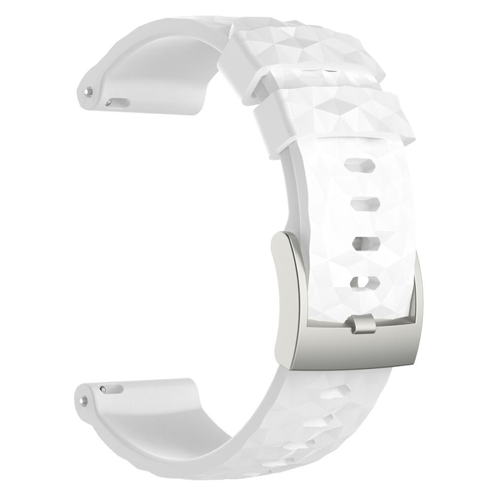 Silikon Ersatz Uhr Band Handgelenk Strap Armband für Suunto 9 D5 D5I Suunto Spartan Sport Handgelenk HR Baro Traverse Smartwatch: White