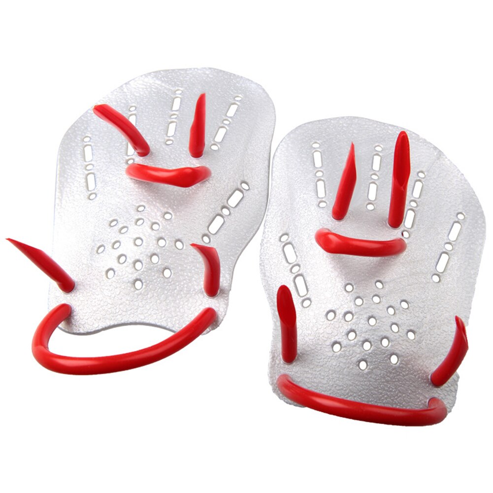 1 paar Hilfe Kinder Silikon Tauchen Einstellbar Pool Schwimmen Paddle Ergonomische Workout Flossen Erwachsene Handschuhe Training: Light Gray / M