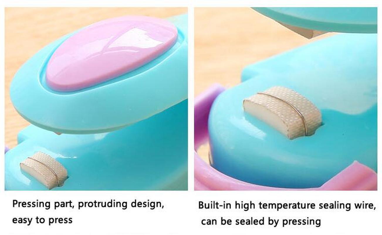 1PCS Electric Mini Sealing Machine Handheld Holder Heating Snack Sealing Machine Sealed Packaging Plastic Bag Sealed Food Bag