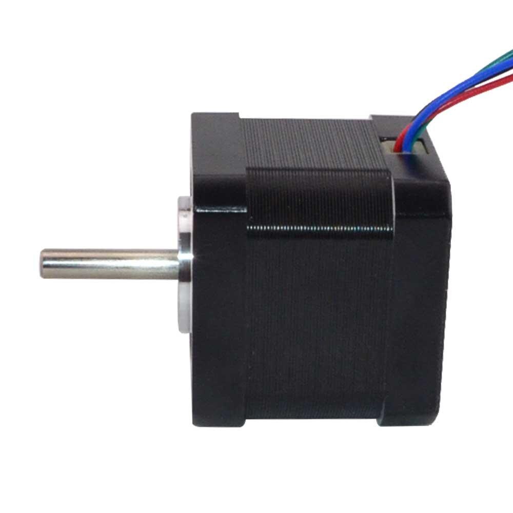 Nema 17 stepmotor 39mm 4- ledning 45 ncm 42 step motor nema 17 stepmotor 1.5a(17 hs 4401s)  til cnc xyz 3d printermotor