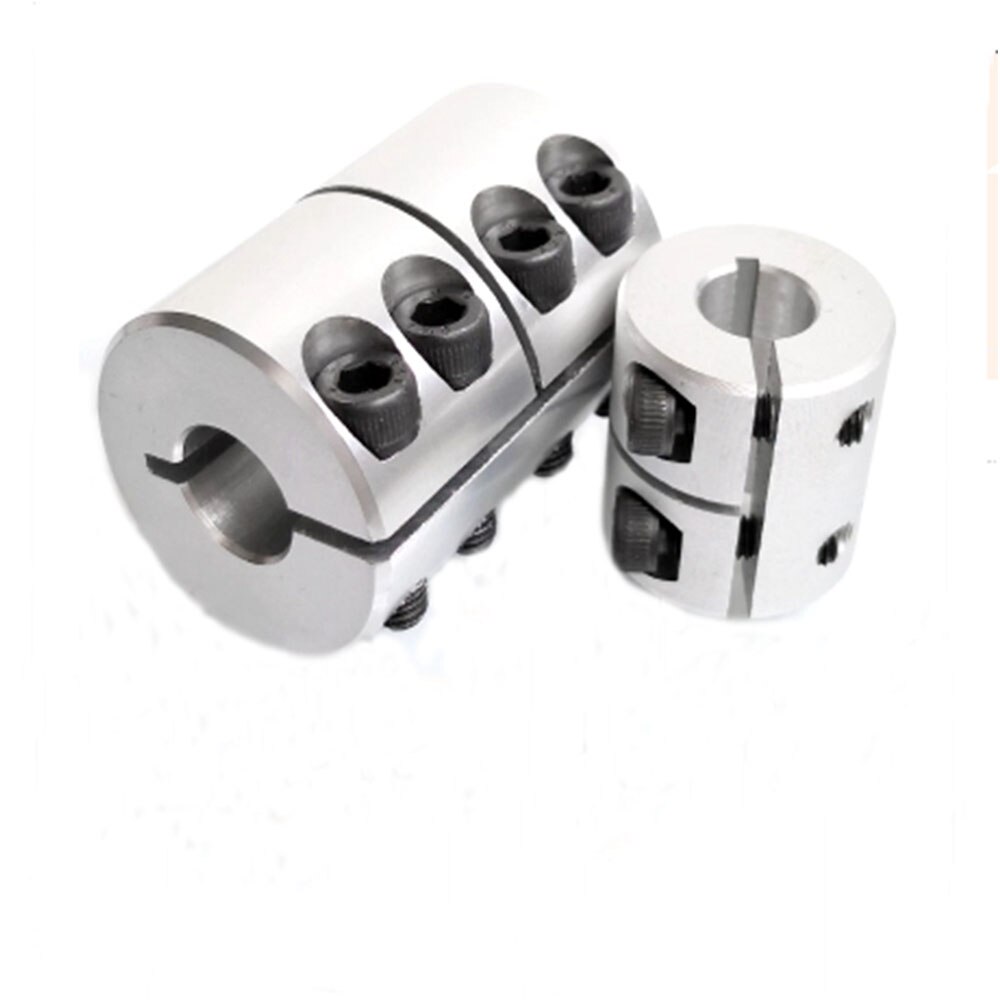 thumbnail image 2 of 6.35mm X 12mm Aluminum Flexible Shaft Clamp Coupler – CNC.BZ – 6.35 X 12 Nema 2 of 4
