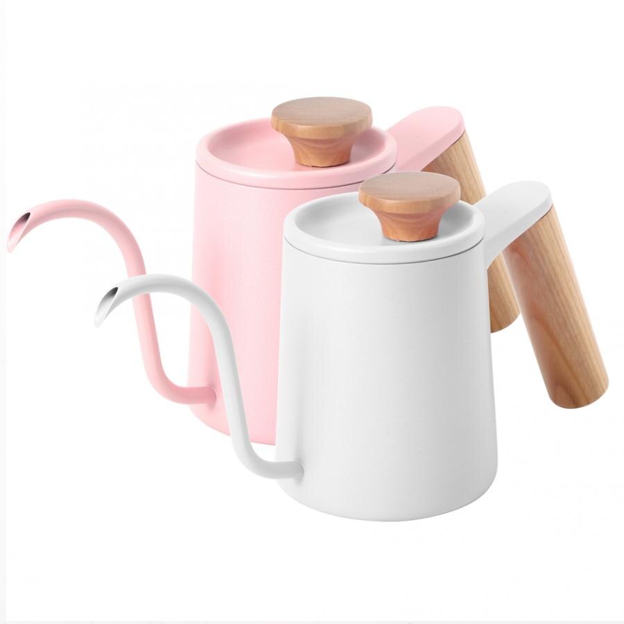 Drip Kettle 350ml Stainless Steel Coffee Pot Long Gooseneck Spout Water Kettle Cafeteira Expresso Drip Coffee Tea Pot Kettle