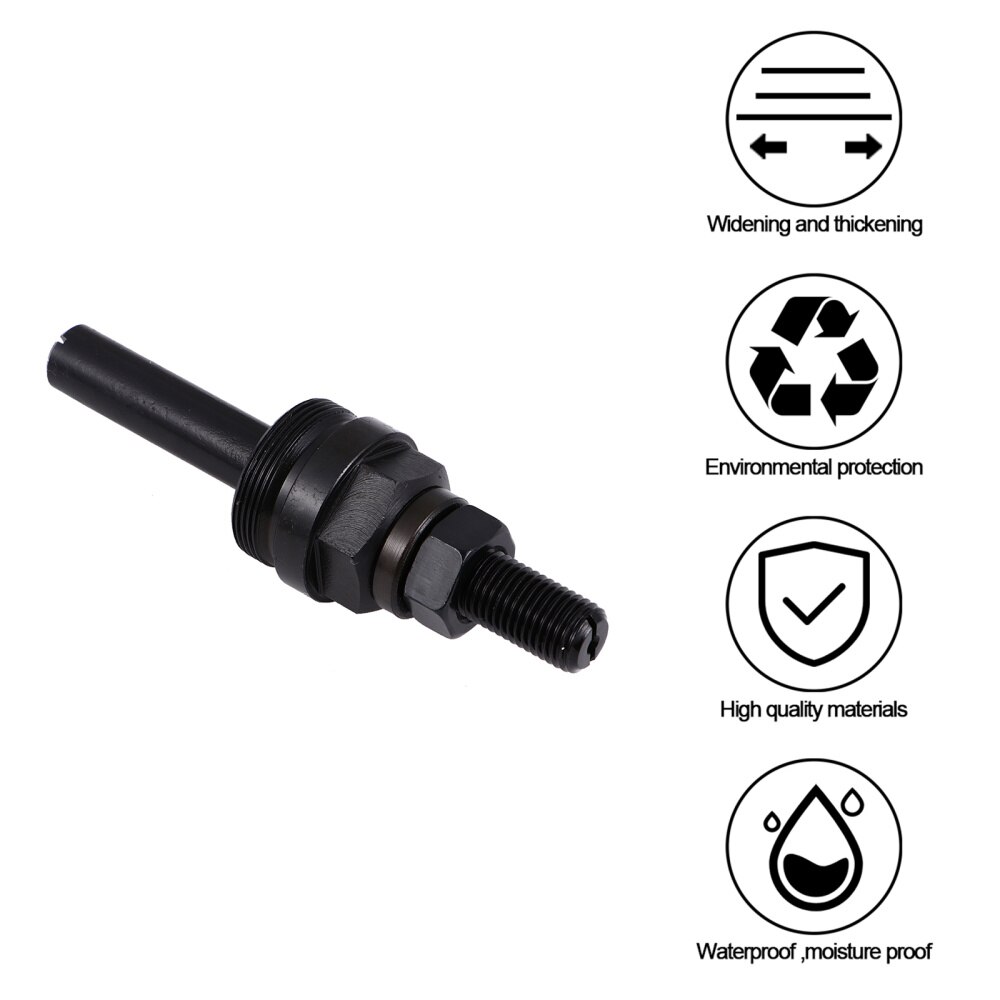 CNC Lathe 5C Durable Threaded Collet Stop Kit Mill and CNC Supplies (Black)