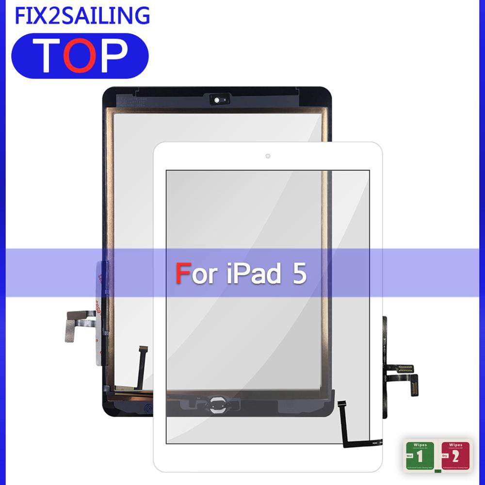 Touch Screen Vervanging 9.7 "Voor Ipad Air Ipad 5 A1474 A1475 A1476 Touch Screen Met Key Button Voor Ipad 5