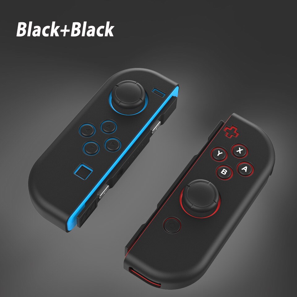 Gomma di silicone Della Pelle Della Copertura di Caso per Nintend Interruttore Gioia con la gioia-con controllore per Nintendoswitch NX NS Joycon presa di protezione: nero