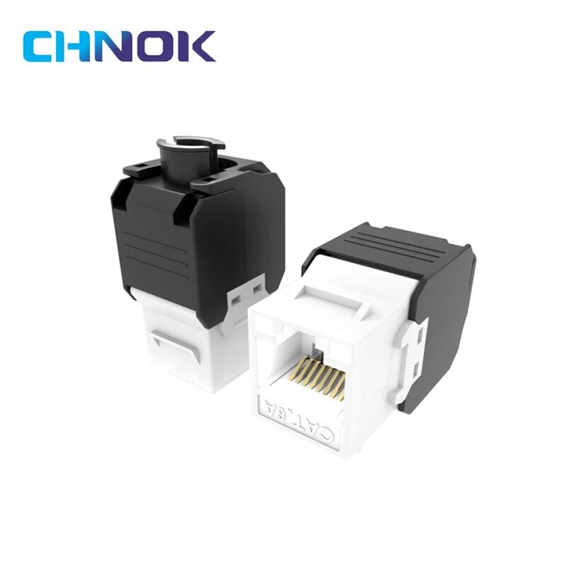 Módulo de red CAT6A, conector RJ45, acoplador de ordenador, adaptador de Cable, conector Keystone Ethernet