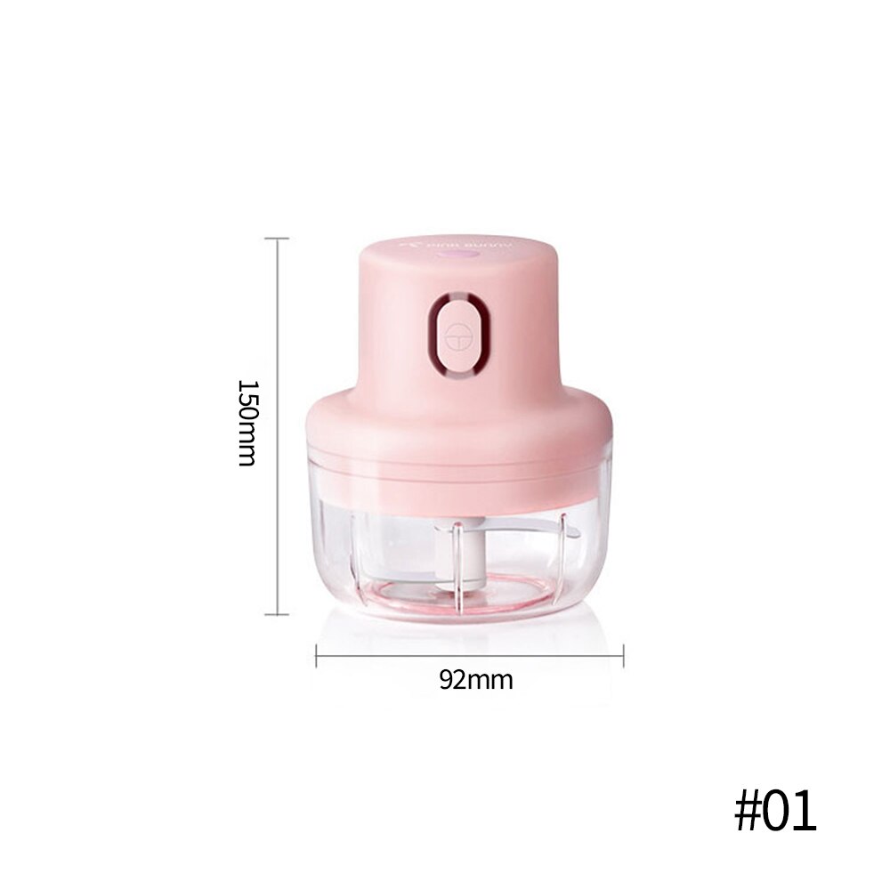 Wireless Electric Meat Grinder Food Chopper Mini Stainless Electric Kitchen Chopper Meat Grinder Shredder Kitchen Tools: 100ml