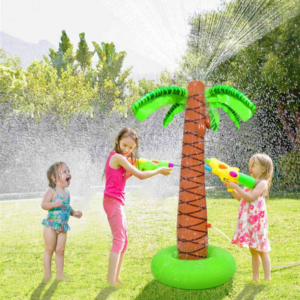 Inflatable Spray Coconut Simulation of Coconut Tree PVC Playpool Children's Outdoor Toys Summer