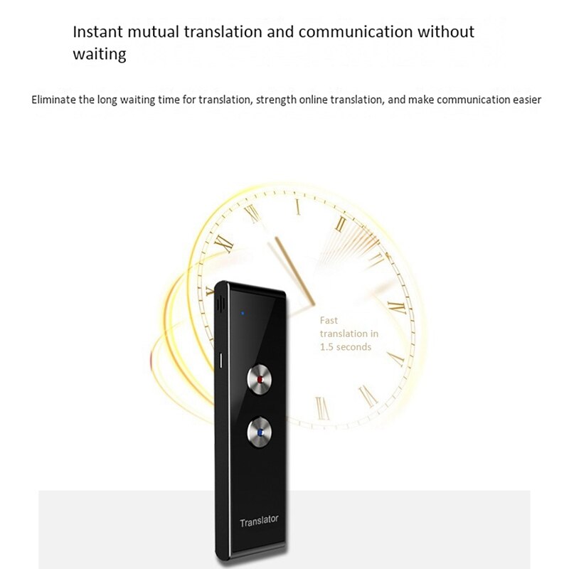 Hd Voice Vertaling Stick Bluetooth Wifi Simultaanvertaling Vertaler 40 Talen Vrij Schakelaar Vertaler