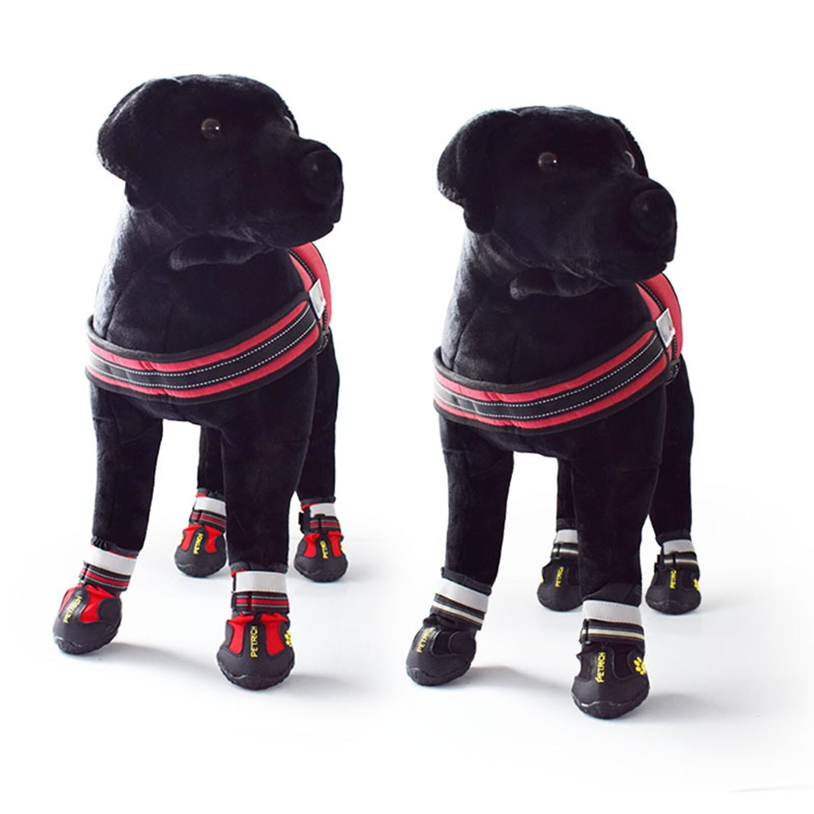 Pet Dog Shoes For Sports Outdoor Wearable For Pets PVC Soles Waterproof Reflective Dog Boots for Small Medium Large Dog accessor