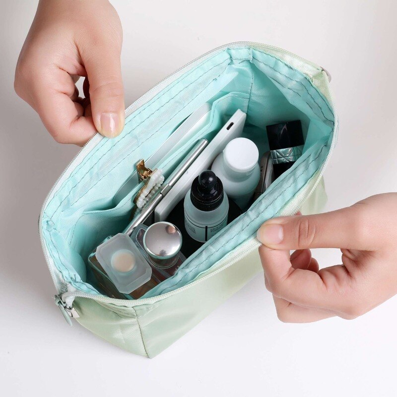 Neceser de viaje para maquillaje, bolsa de viaje para cosméticos, bolso de maquillaje, organizador, resistente al agua