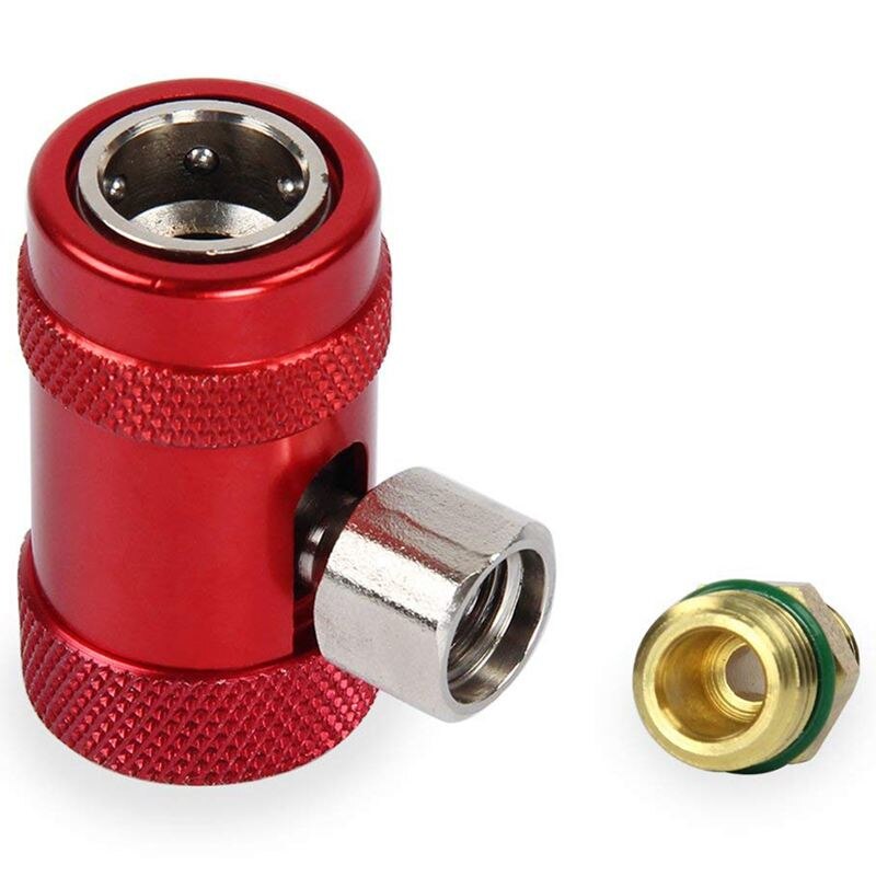 AU05-voiture Auto AC haut/bas côté R1234yf coupleurs rapides adaptateurs Kit de Conversion avec coupleurs manuels