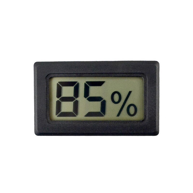 Embedded Digital Hygrometer Humidity Gauge Monitor Digital Thermometer Humidity Electronic Instruments Hygrometer Temperature 2: 4.8x2.85x1.5cm black