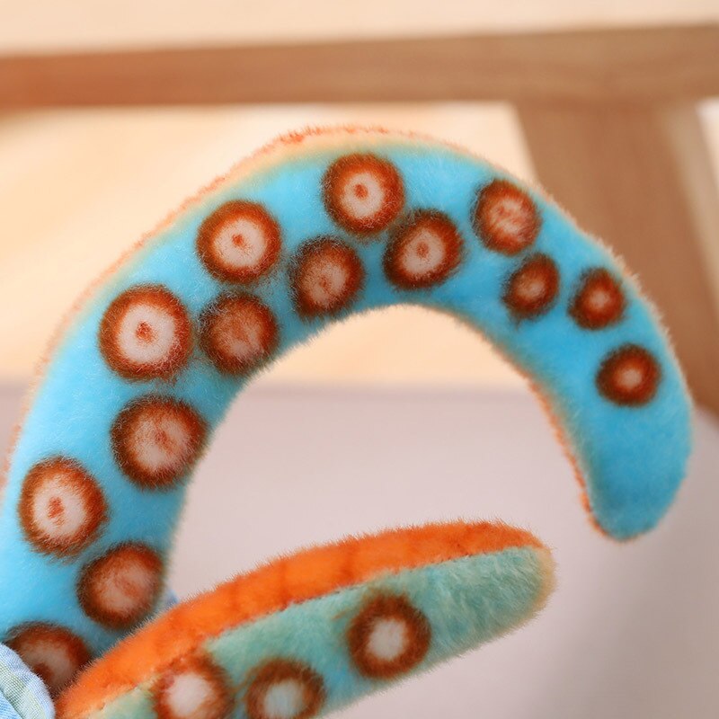 Verisimilar Octopus Pillows Decor Home Cute 3D Animal Plush Toys Soft Chair Seat Cushions Car Throw Pillow Decorative