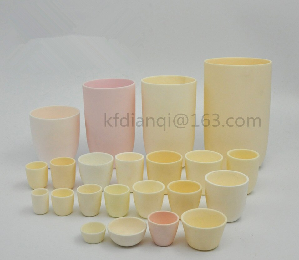 99.3% alumina crucible / 5ml / with lids / Arc-Shaped / corundum crucible / Al2O3 ceramic crucible / Sintered crucible