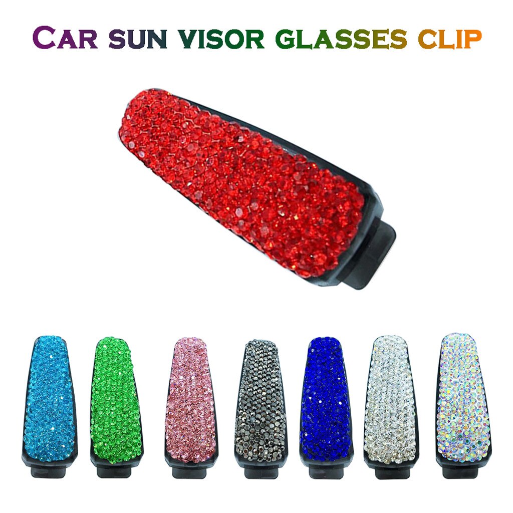 Tops 1Pcs Universele Auto Zonneklep Strass Zonnebr... Grandado